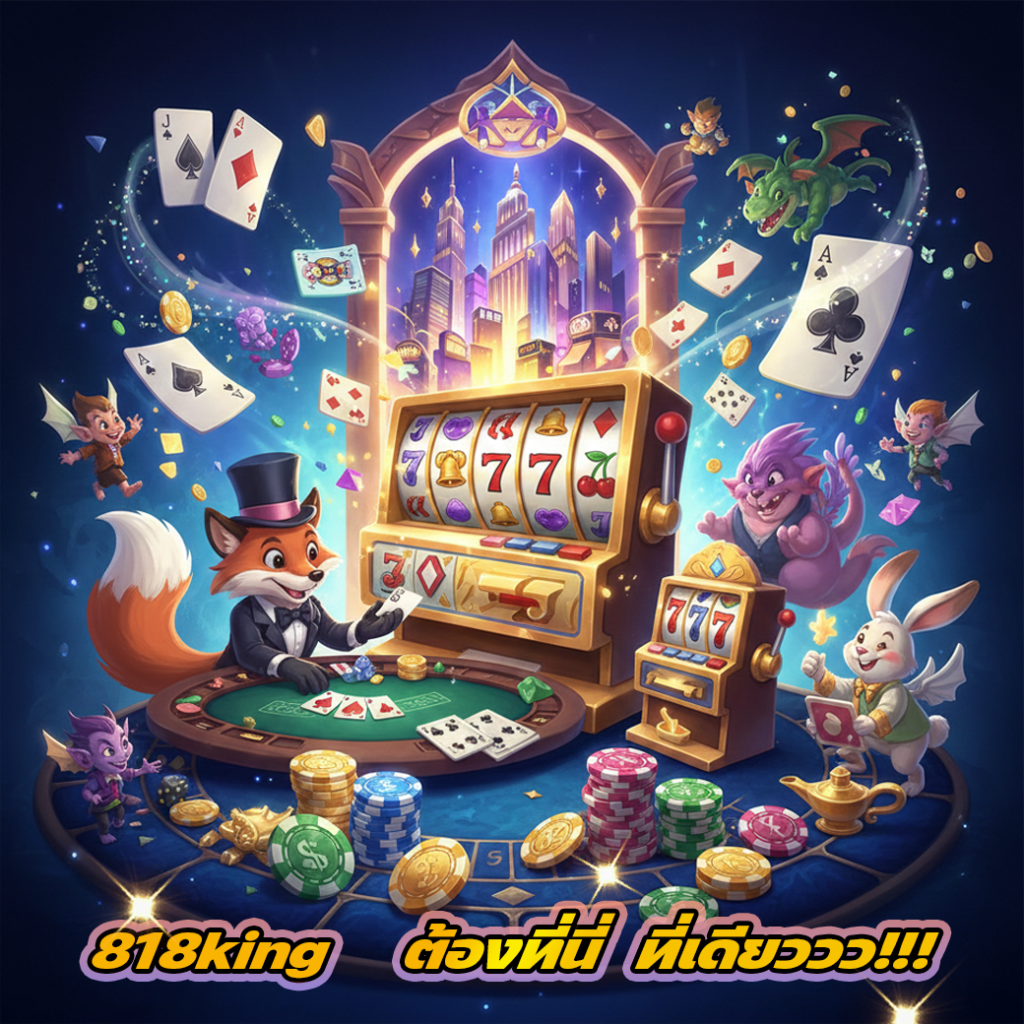 ทำความรู้จักกับ 818king อาณาจักรเกมเดิมพันยุคใหม่